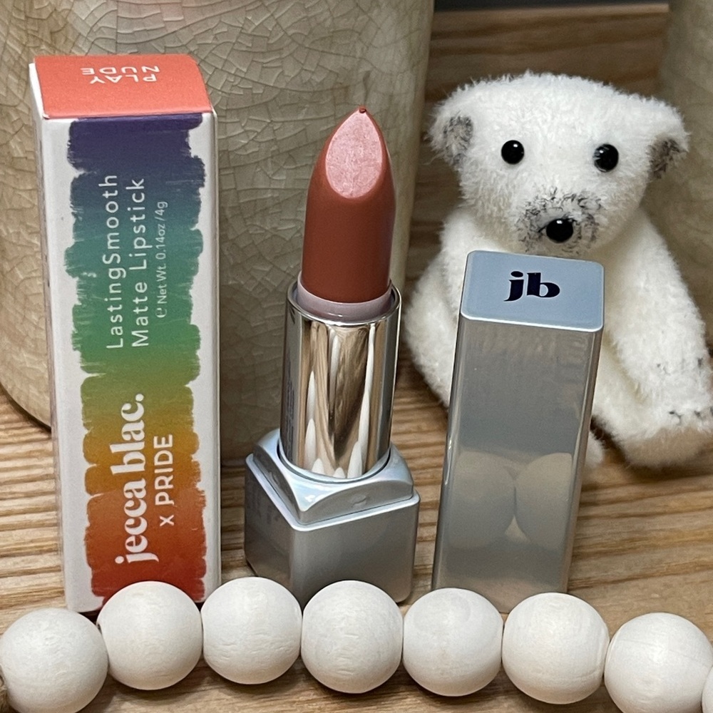 JECCA BLAC X Pride Matte Lipstick in “Play Nude” - Picture 4 of 13